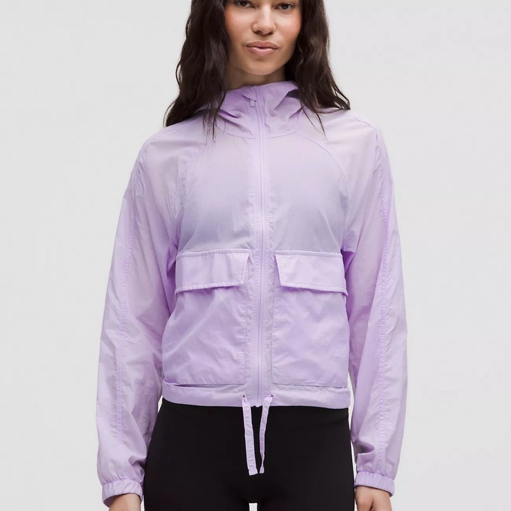 NWT Lululemon Hood-Lite Relaxed-Fit Jacket – Lavender Frost – Size M